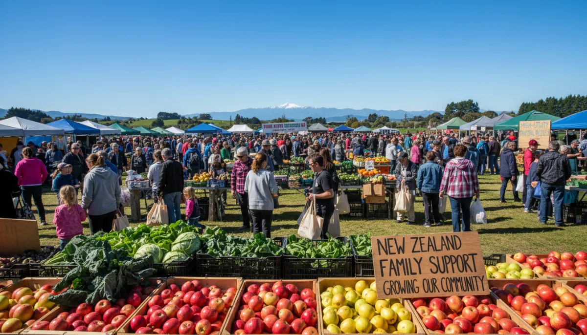 Reducing grocery costs for NZ families through local markets