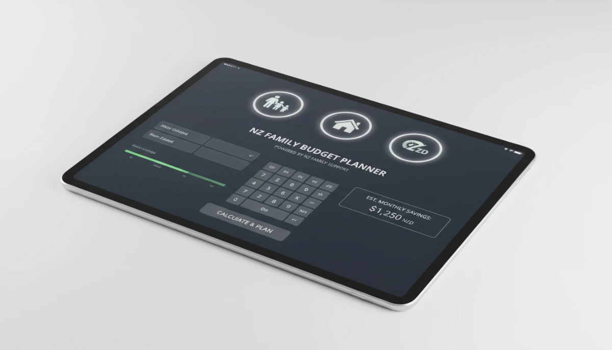 Digital interface to calculate working for families entitlement