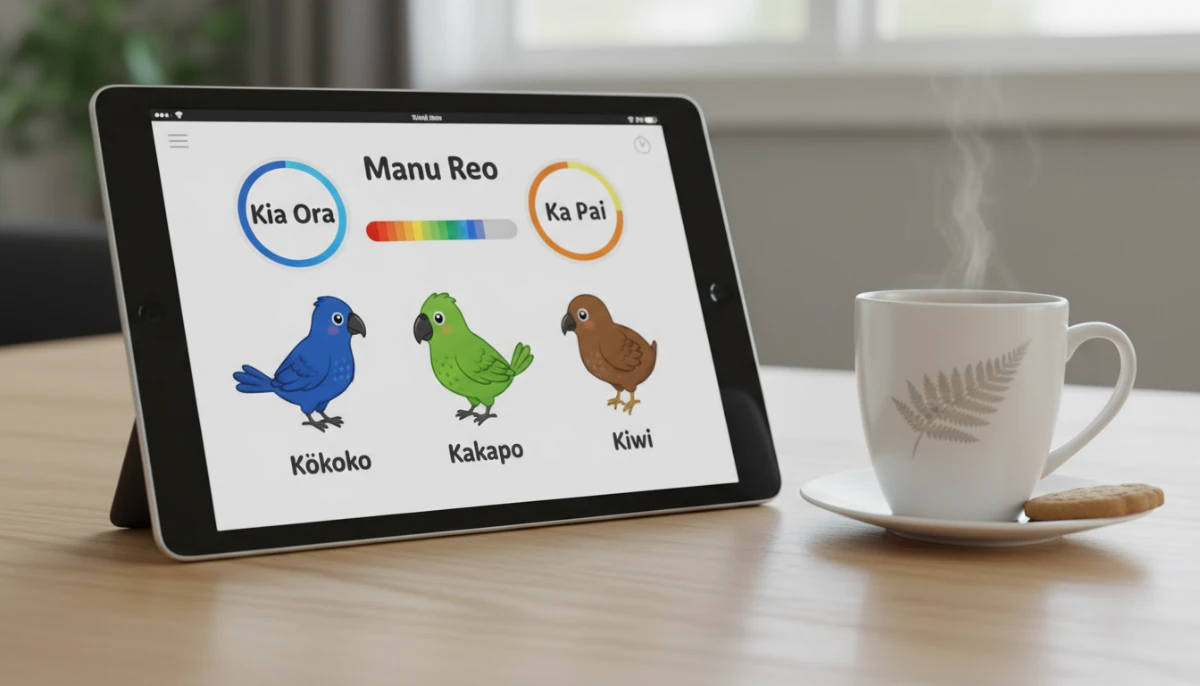 Digital resources for learning te reo at home