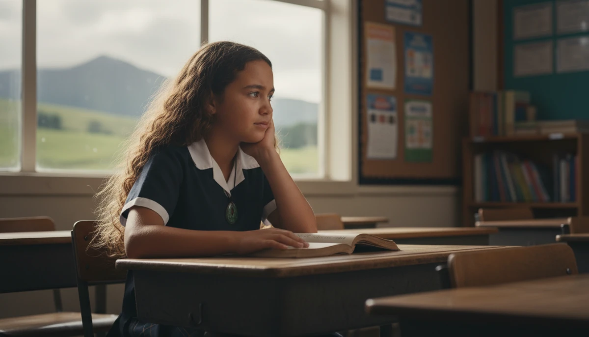 Young girl displaying inattentive symptoms of adhd in girls