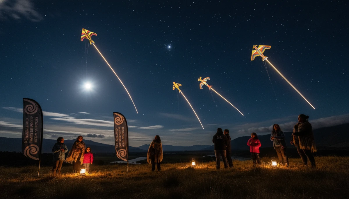 Matariki family activities NZ kite flying