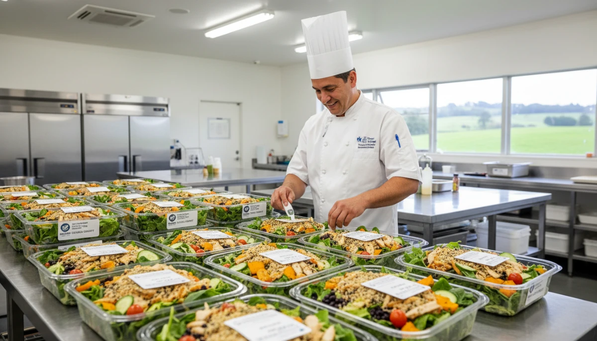 Ka Ora Ka Ako meal preparation process