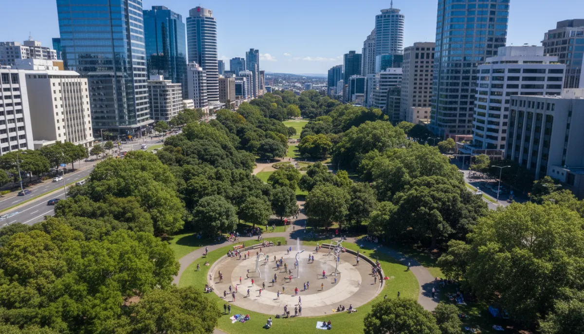 Myers Park CBD splash pad