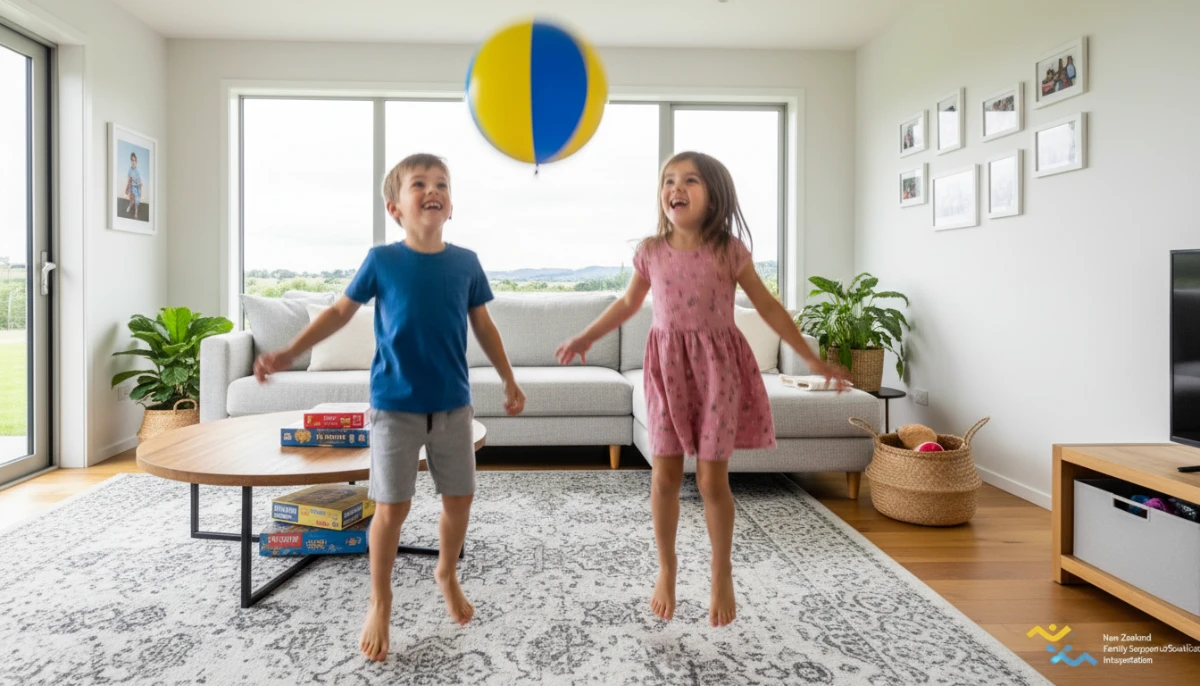 Active indoor physical play for kids in NZ