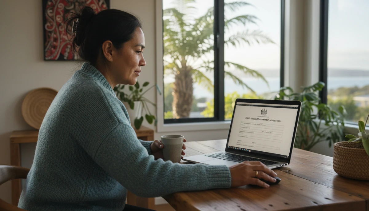 download child disability form NZ website interface