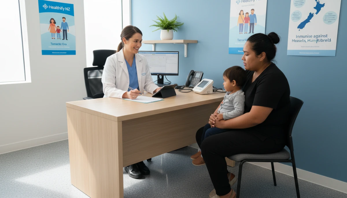 GP filling out medical certificate for child disability form