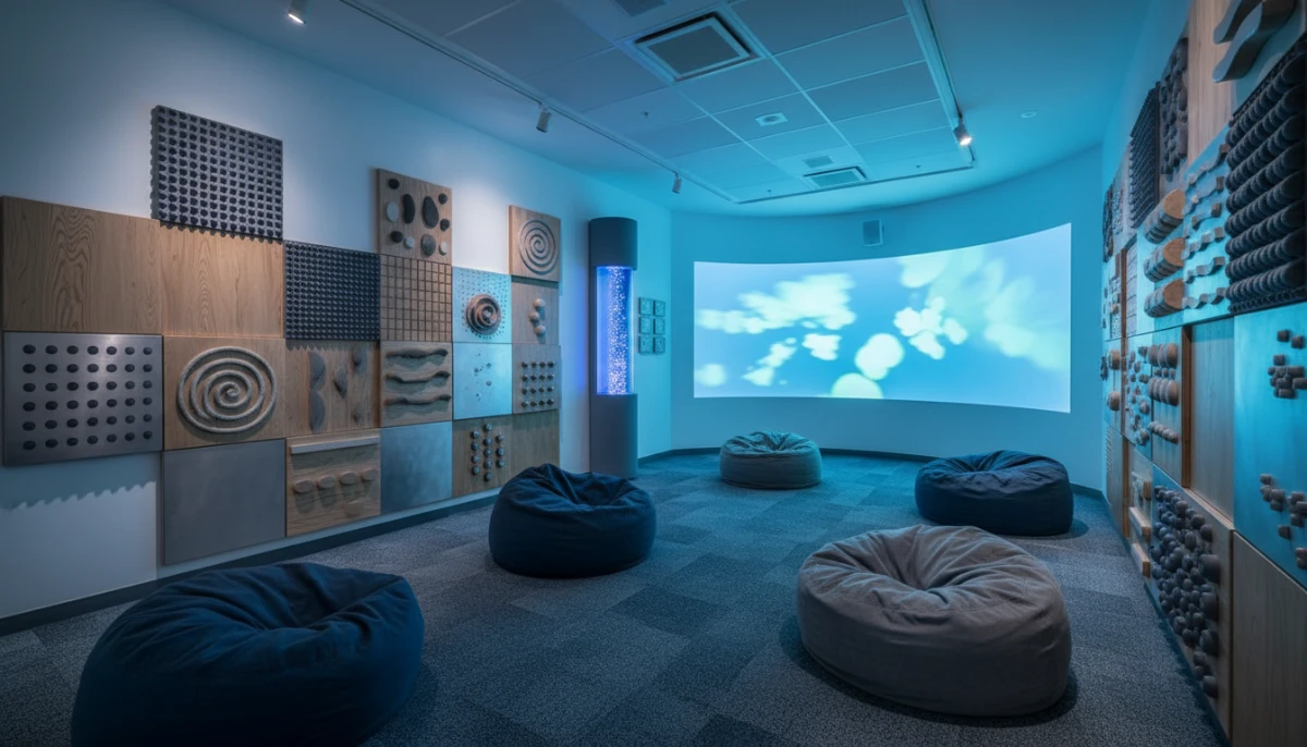 Sensory-friendly quiet room in a Wellington museum
