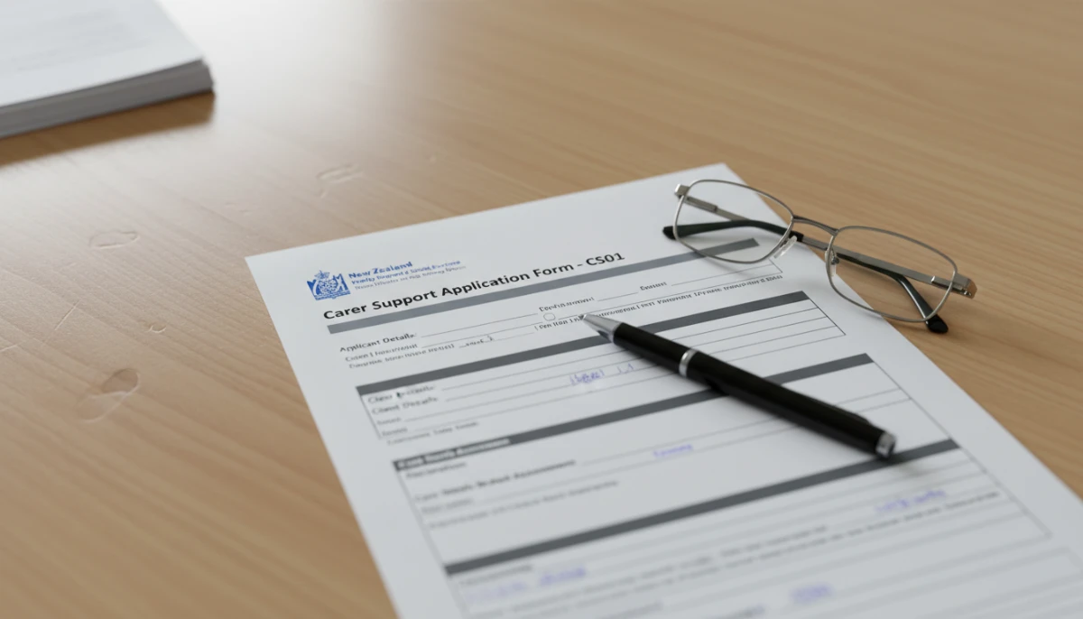 Documentation and forms for claiming the carer support allowance NZ