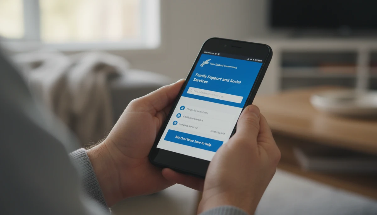 Applying for housing support via a mobile device in NZ
