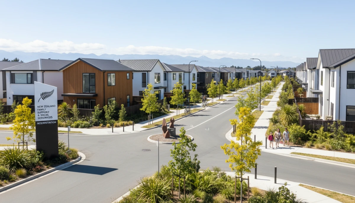 New housing development in Christchurch NZ