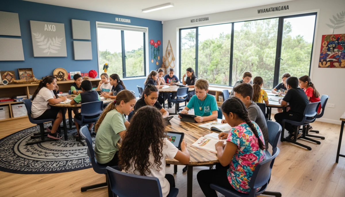 Diverse students in the nz education system classroom