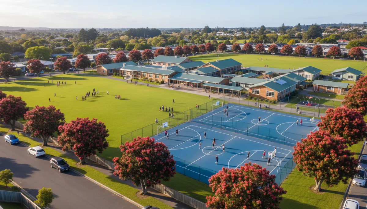 Auckland New Zealand primary school layout