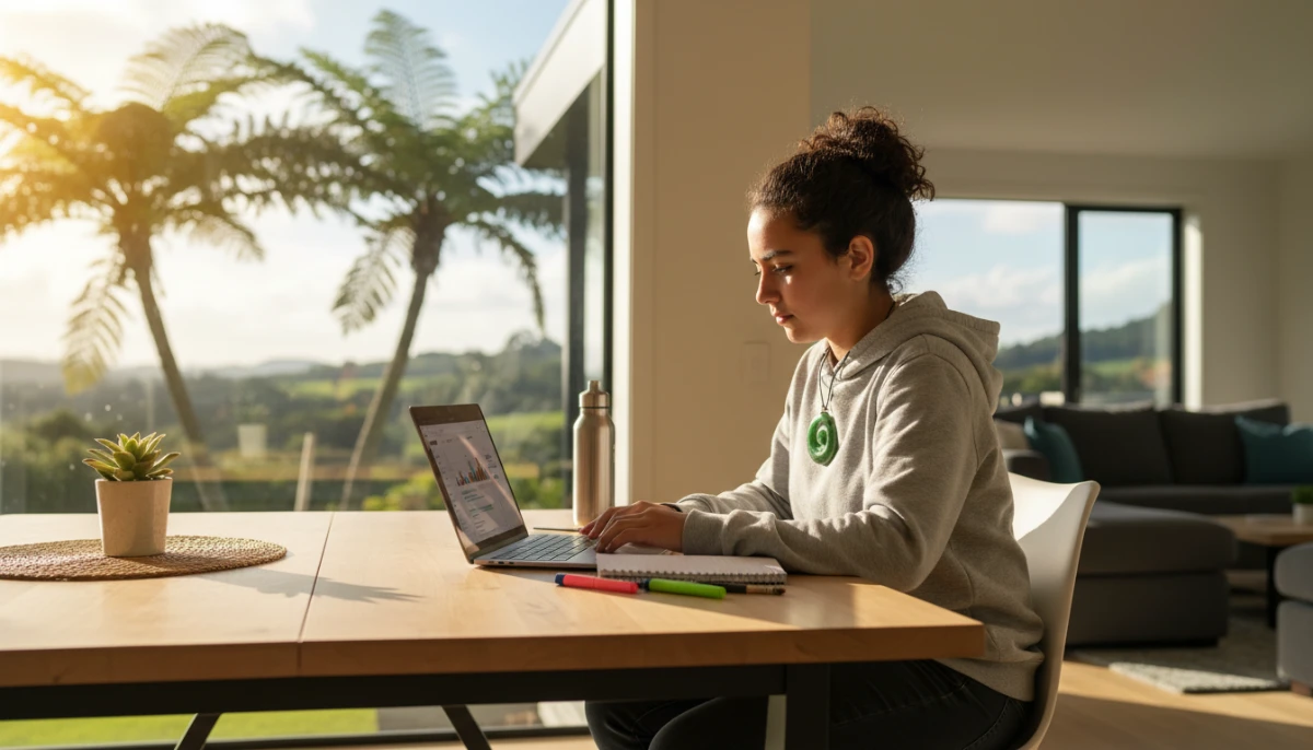 New Zealand student enrolling in correspondence school distance learning