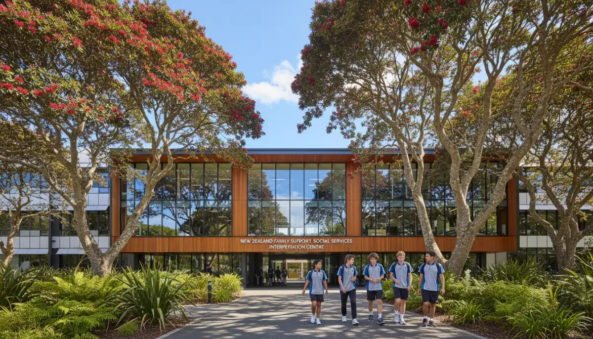 Modern New Zealand school environment