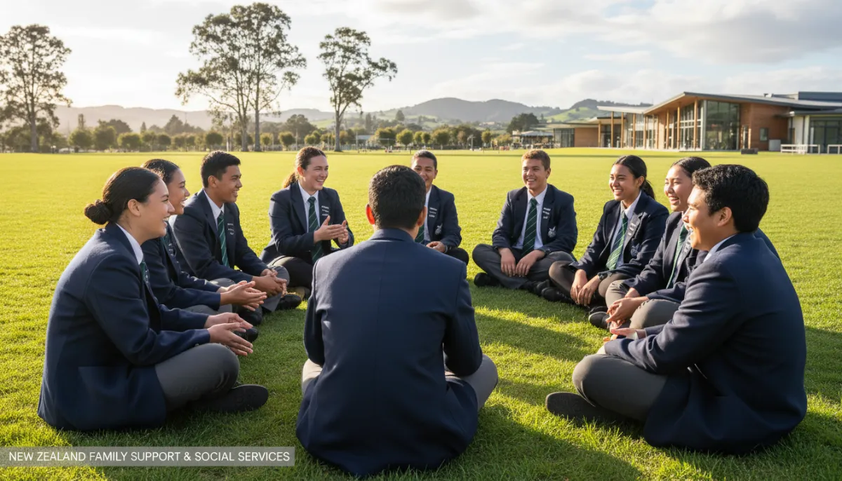 Diverse NZ students representing inclusive school culture