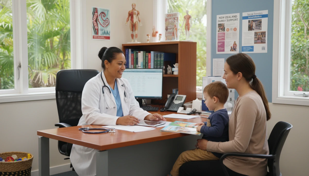 Registering for NZ healthcare for families with a GP