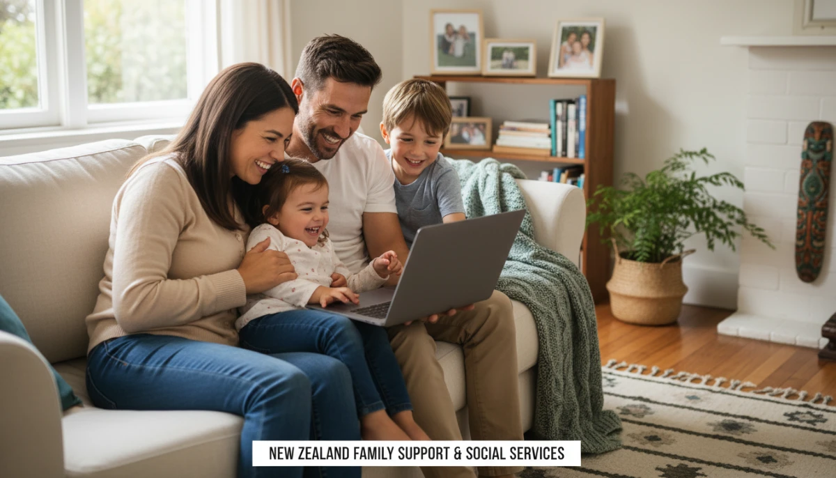 NZ family checking eligibility for community services card