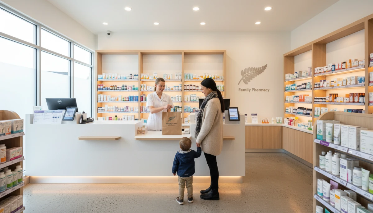 Pharmacy in New Zealand providing free prescriptions
