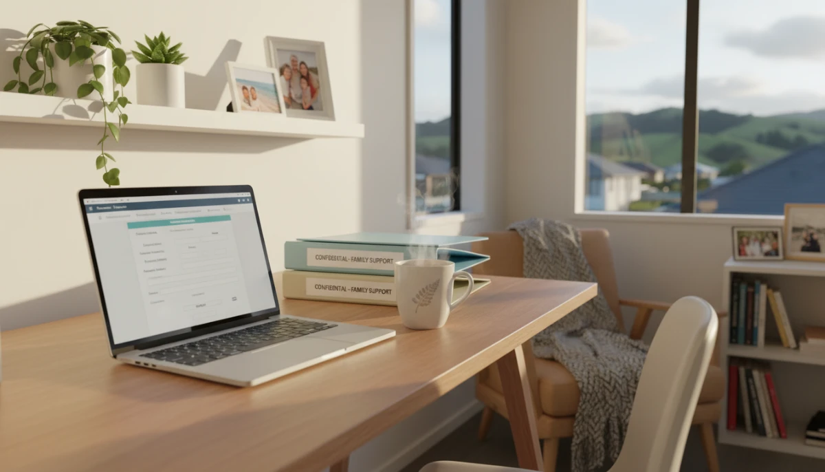 Organizing medical records for an NZ health card application