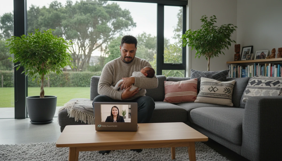 Father utilizing parental rights at work NZ for family time