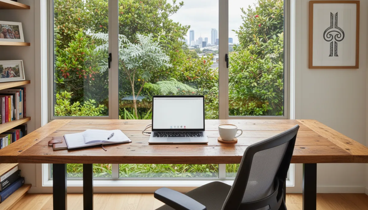 flexible working request template home office setup NZ