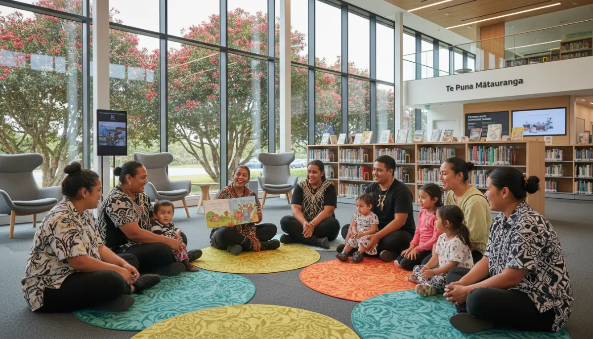 Families participating in free library programs Auckland