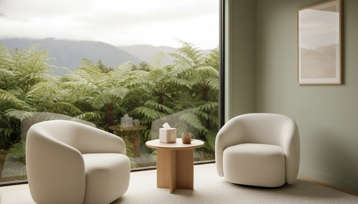 Counseling room in New Zealand