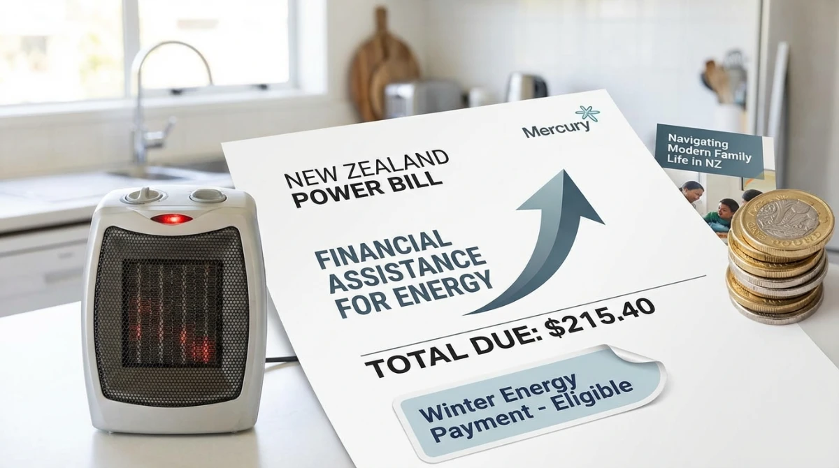 Visual representation of financial rates for NZ winter energy assistance