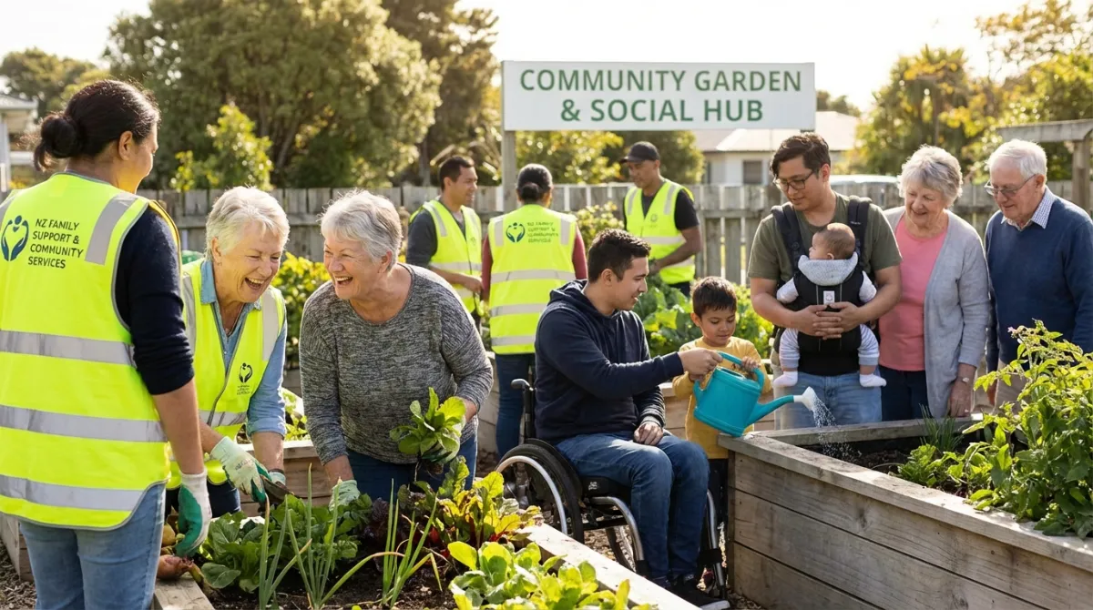 community support and healthcare in New Zealand