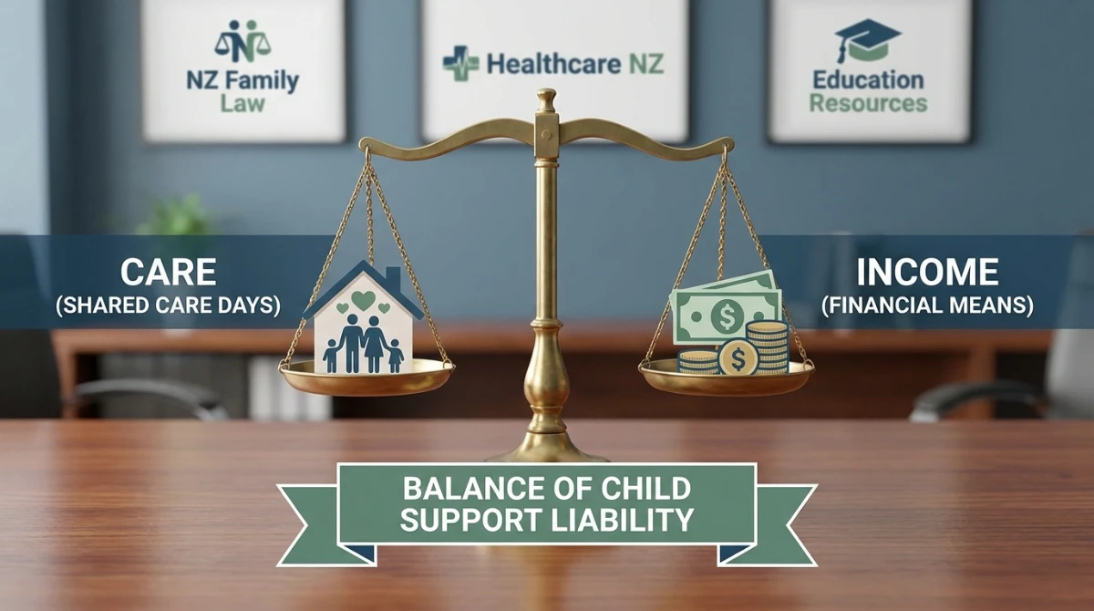 child support liability assessment balance
