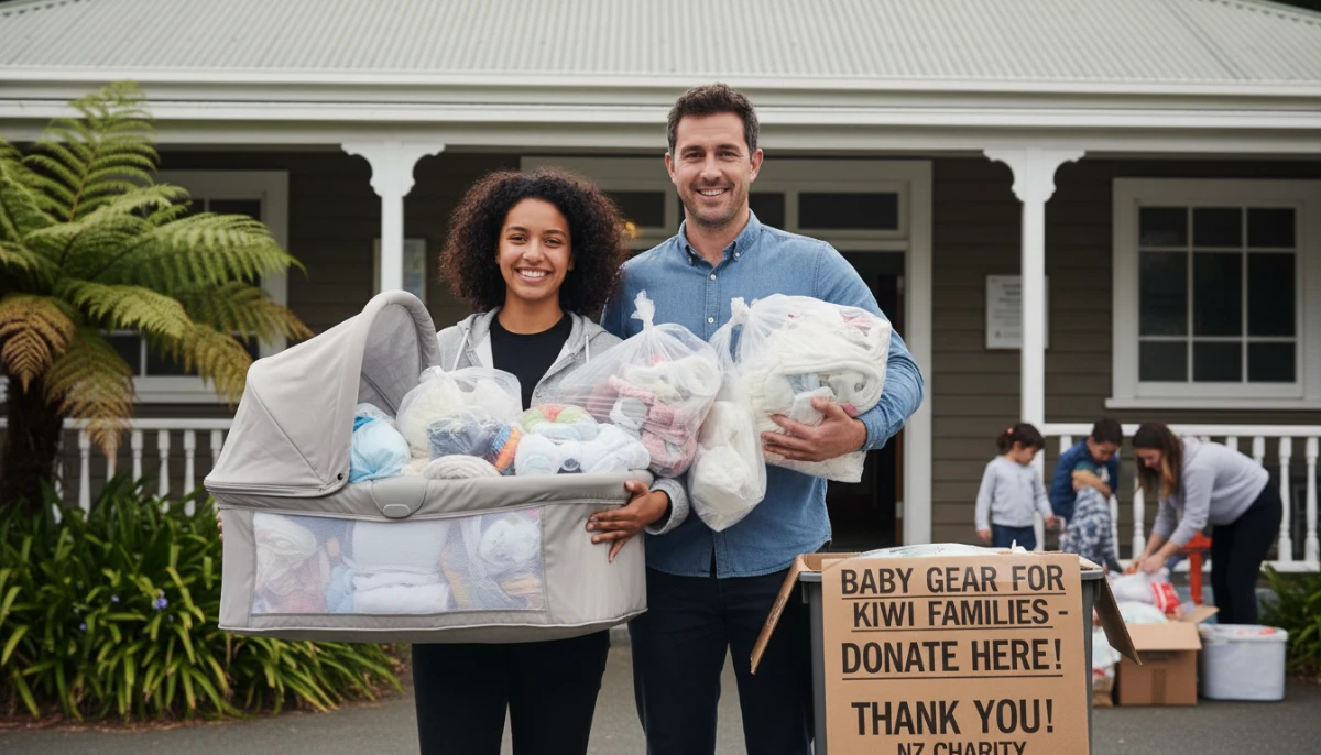 Donating baby gear to NZ charity