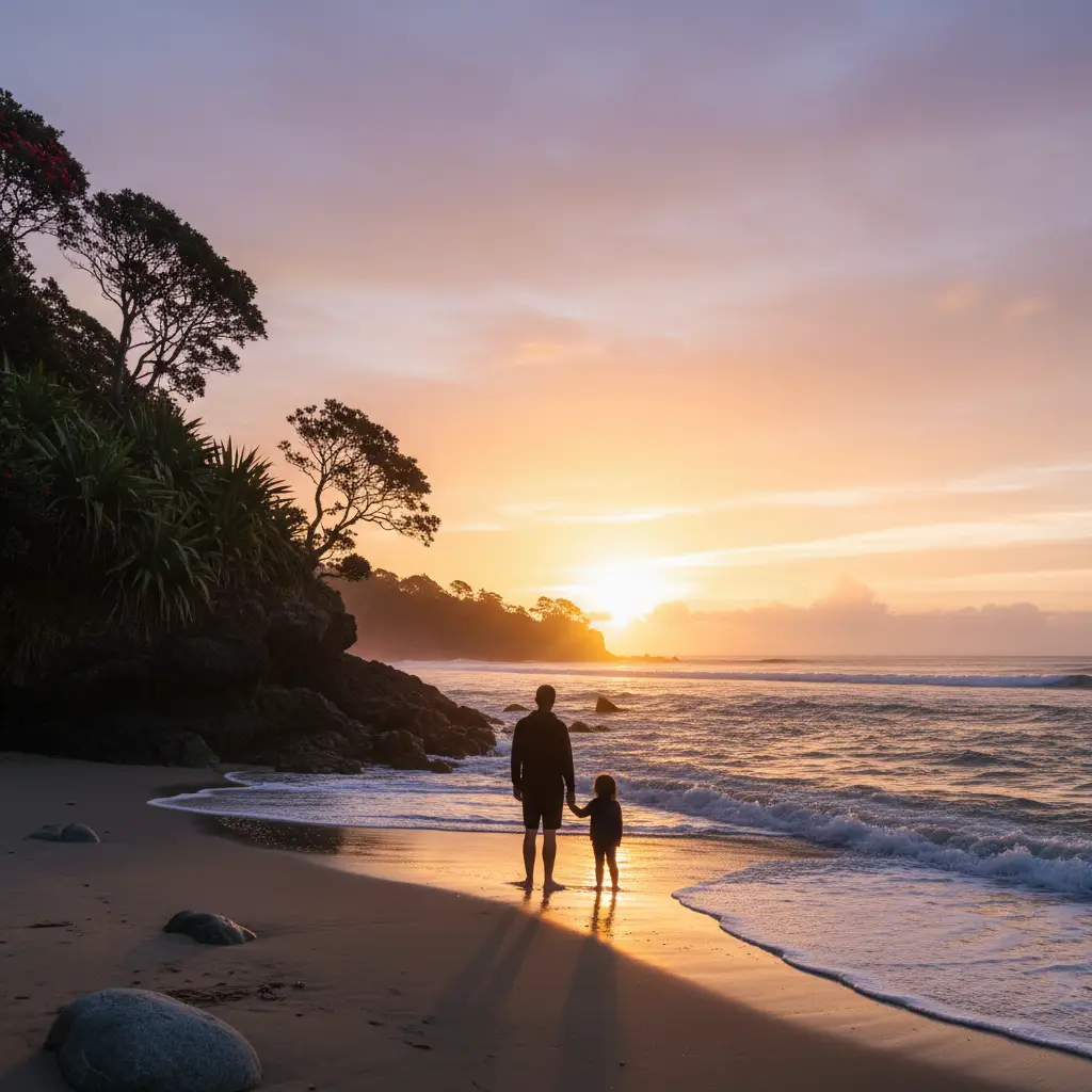New beginning and hope after seeking post-natal depression help NZ on the beautiful coastline