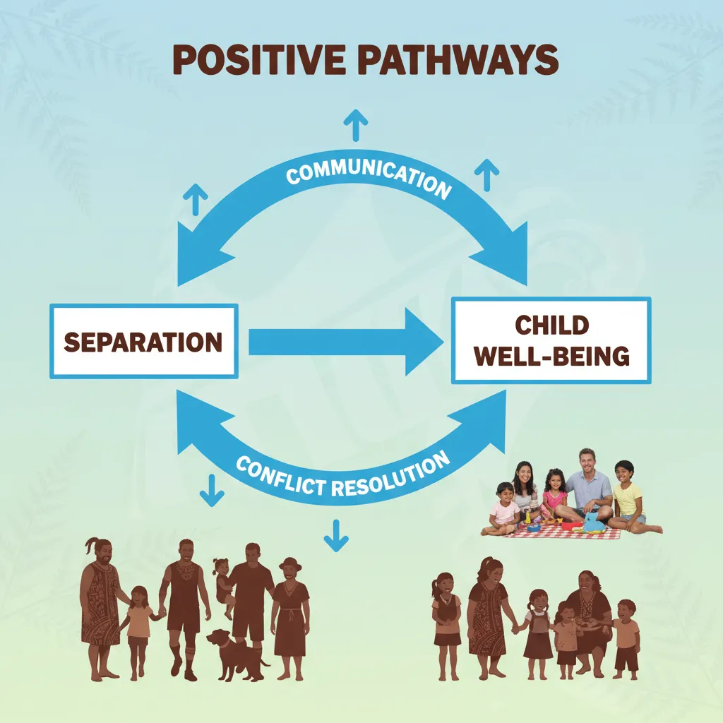 Benefits of the Parenting Through Separation course for children in New Zealand