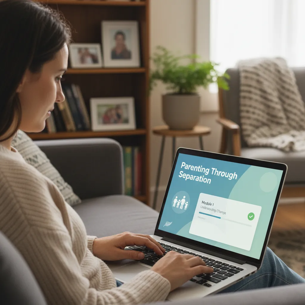 Online parenting through separation course registration