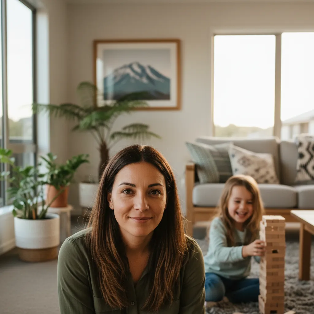 Single parent with child, symbolising support allowance in NZ