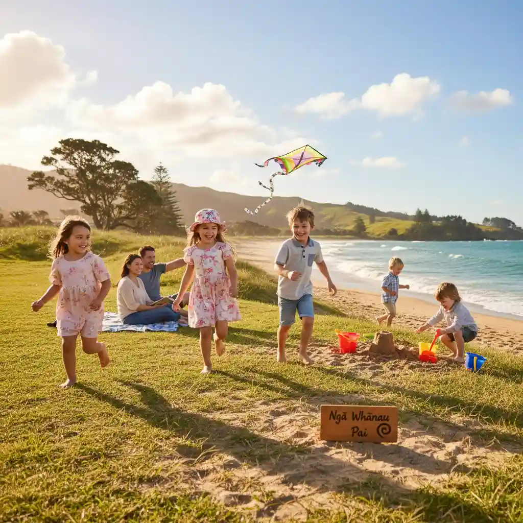 Happy children benefiting from family mediation NZ agreements