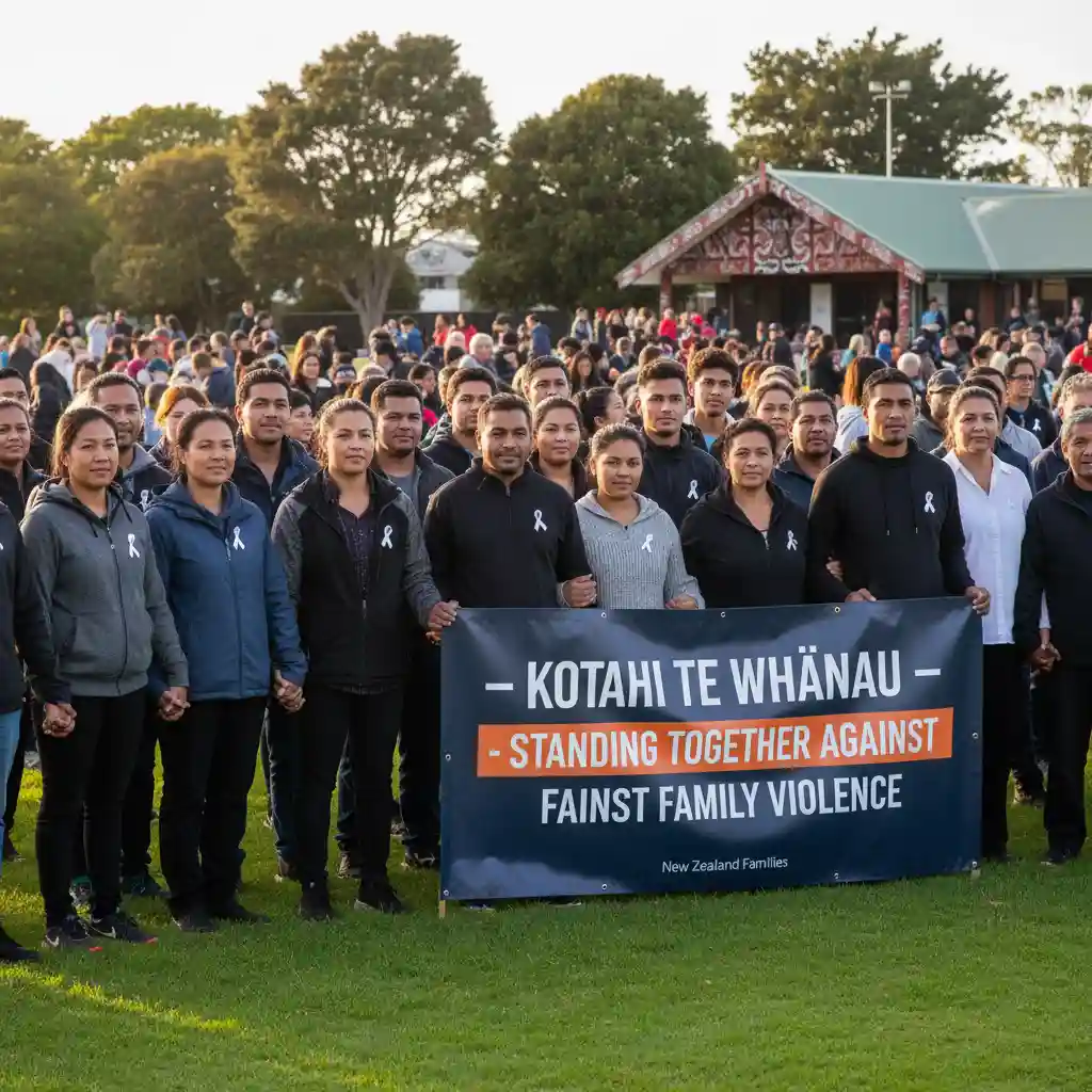 Community support and solidarity against nz family violence
