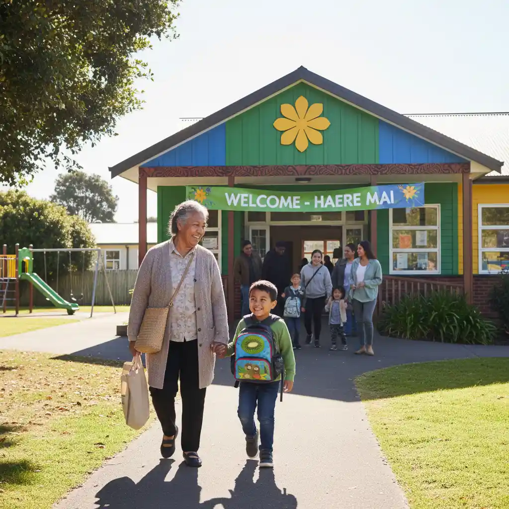Grandparent helping grandchild navigate school NZ