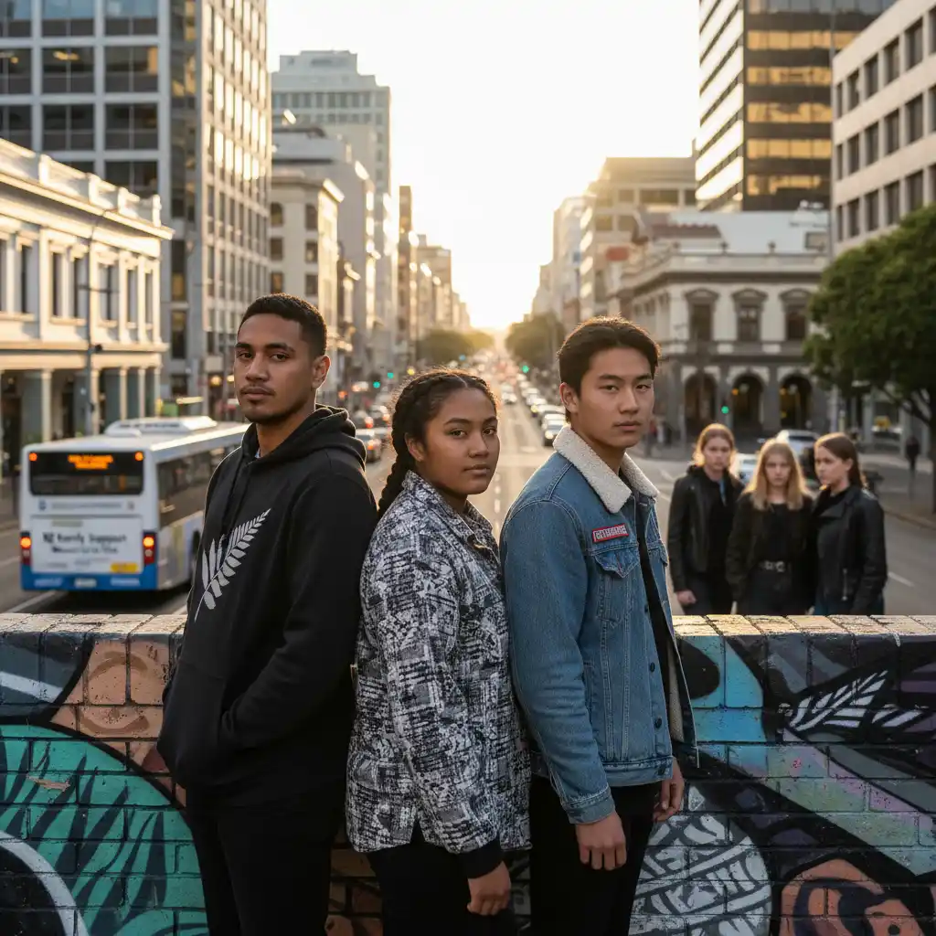 Teenagers dealing with peer pressure